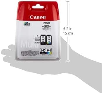 Original Canon Druckertinte Multipack – Schwarz und Farbefür Canon DruckerSerien PIXMA TR, IP, MX, MG und TS mit PG-545
