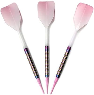 CUESOUL Green/Pink/Blue GEMS Stone Tungstendart mit 90% Tungsten und Gradient Farben für Profis ROST Flights 19g/20g