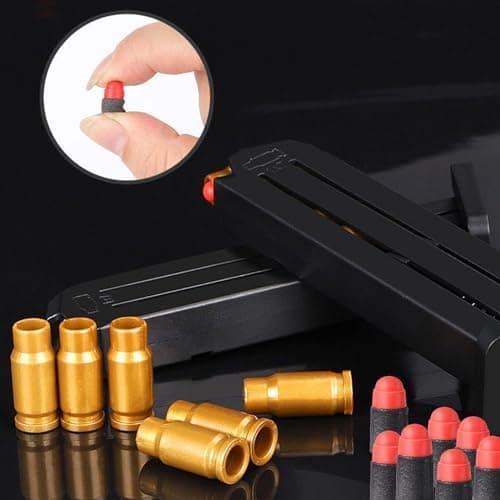 Sicherheits-Schaumstoff-Blaster Toy Gun für 14+, Soft Foam Bullet Blaster Toy zur Sicherheitstraining-Simulation, Schaum