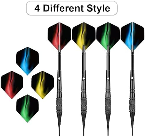 Elektronische Dartscheibe Dartpfeile 12 Stück Soft Darts Pfeile Set 18 Gramm ProfiSoft Dartpfeile
| Soft Darts Pfeile S