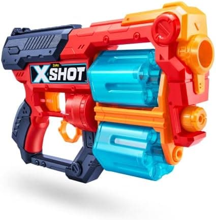XSHOT Excel Xcess Schaumstoffdart-Blaster für Familie und Freunde im Heim für Spass und Unterhaltung (2er Pack, 48 Darts