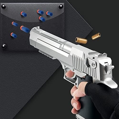 Sicherheits-Schaumstoff-Blaster Toy Gun für 14+, Soft Foam Bullet Blaster Toy zur Sicherheitstraining-Simulation, Schaum