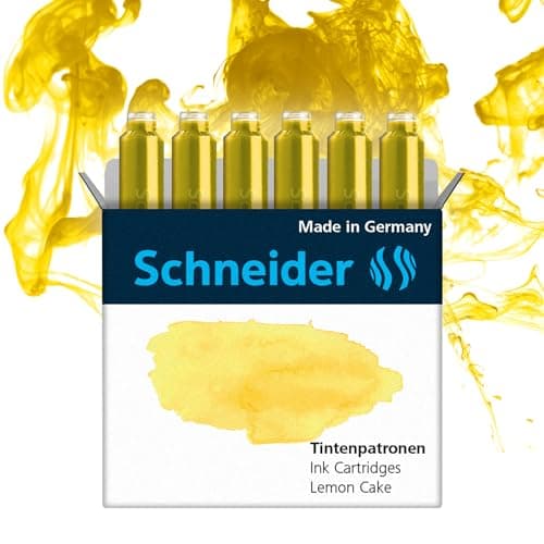 Schneider 166100 Pastell Tintenpatrone - Sortiert, 10x6 Stück für Künstler und Designer - Für Füller - Neutralfarben - I