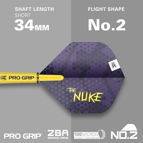 Target Darts Luke Littler Loadout Steel Tip Swiss Point Darts, 22G/23G/24G | Steel Tip Dart Set, Pro Edited Swiss Points