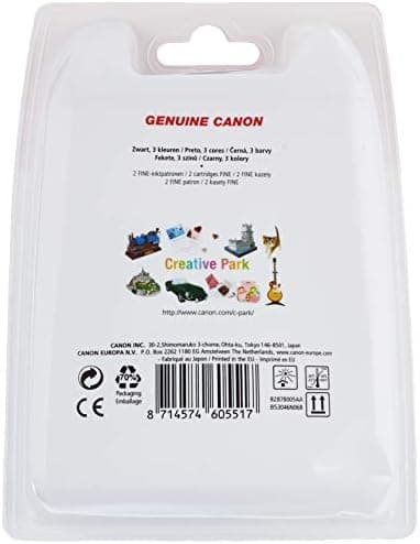Original Canon Druckertinte Multipack – Schwarz und Farbefür Canon DruckerSerien PIXMA TR, IP, MX, MG und TS mit PG-545