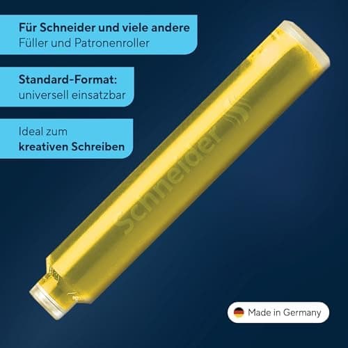 Schneider 166100 Pastell Tintenpatrone - Sortiert, 10x6 Stück für Künstler und Designer - Für Füller - Neutralfarben - I