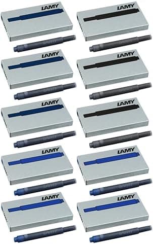 LAMY T10 2er Set löschbare Tintenpatronen mit großem Tintenvorrat - für Professionellen - Ideal für Schreibarbeit im Bür
