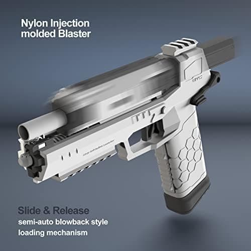 Tovol Zerky Schaumstoff Blaster Pistole mit Patronen Magazin für Kinder und Jugendliche
| Tovol Zerky Blaster Pistole m