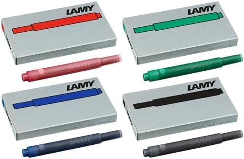 LAMY T10 2er Set löschbare Tintenpatronen mit großem Tintenvorrat - für Professionellen - Ideal für Schreibarbeit im Bür