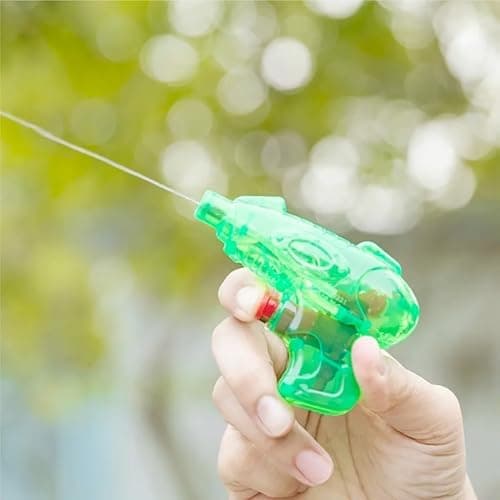 3er Mini Wasserpistolen Set - ideal für Kinder bei heißen Sommertagen mit hohem Druck und praktischer Größe