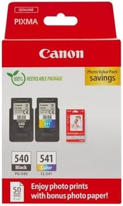 Canon PG-540 CL-541 Druckerblister für Büros und Kleinkleinanlagen
|Canon PG-540 CL-541 Druckkopfverpackung für Hausgeb