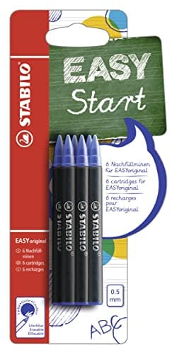 STABILO Tintenpatronen zum Nachfüllen - EASYoriginal Refill - löschbare Tintenpatronen - Schreibstifte - 6er Pack - blau