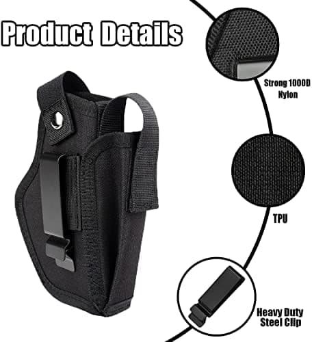 Tactical Gürtelholster für Concealed Carry - Rechts- und Linkshänder, passt Gelbe und Schwarz	void
| Metall Klipp Gürte