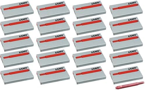 LAMY T10 2er Set löschbare Tintenpatronen mit großem Tintenvorrat - für Professionellen - Ideal für Schreibarbeit im Bür