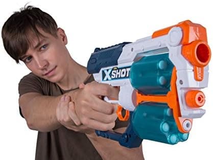XSHOT Excel Xcess Schaumstoffdart-Blaster für взрослые bei Haus- und Partyveranstaltungen mit 16 Darts