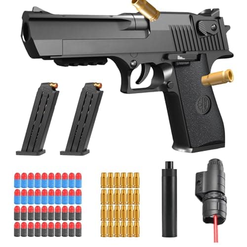 Sicherheits-Schaumstoff-Blaster Toy Gun für 14+, Soft Foam Bullet Blaster Toy zur Sicherheitstraining-Simulation, Schaum
