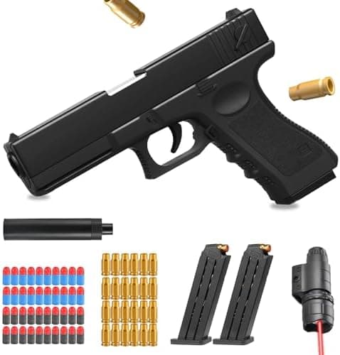 Sicherheitstraining mit Spielzeug Pistole - Soft Foam Blaster Toy für 14+