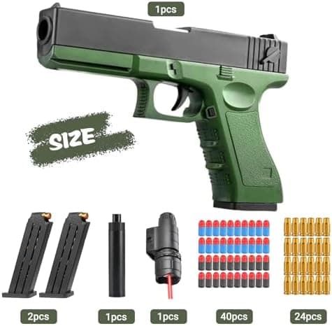 Sicherheitstraining mit Spielzeug Pistole - Soft Foam Blaster Toy für 14+