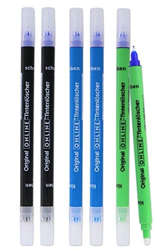 ONLINE Kompatible LAMY Tintenpatronen blau, Universal Patrice, löschbar, für Füllhalter & Tintenroller - Vorteilspack Ko