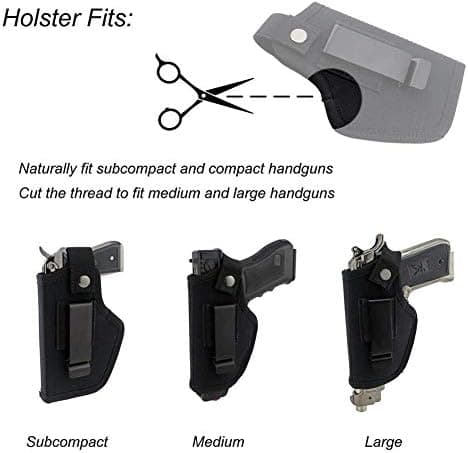 Tactical Gürtelholster für Concealed Carry - Rechts- und Linkshänder, passt Gelbe und Schwarz	void
| Metall Klipp Gürte