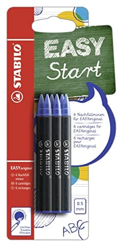 STABILO Tintenpatronen zum Nachfüllen - EASYoriginal Refill - löschbare Tintenpatronen - Schreibstifte - 6er Pack - blau