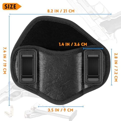Tactical Gürtelholster für Concealed Carry - Rechts- und Linkshänder, passt Gelbe und Schwarz	void
| Metall Klipp Gürte