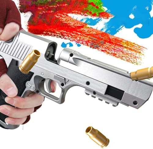 Sicherheits-Schaumstoff-Blaster Toy Gun für 14+, Soft Foam Bullet Blaster Toy zur Sicherheitstraining-Simulation, Schaum