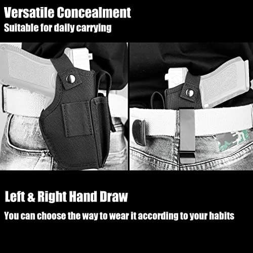 Tactical Gürtelholster für Concealed Carry - Rechts- und Linkshänder, passt Gelbe und Schwarz	void
| Metall Klipp Gürte