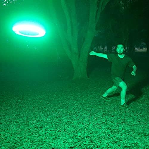 TOSY Flying Disc - 108 RGB-LEDs oder 36 einfarbig, hell, Smart-Modi, Outdoor-Spielzeug für Kinder & Erwachsene, Auto-Auf