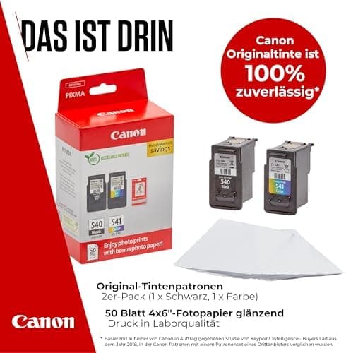 Canon PG-540 CL-541 Druckerblister für Büros und Kleinkleinanlagen
|Canon PG-540 CL-541 Druckkopfverpackung für Hausgeb