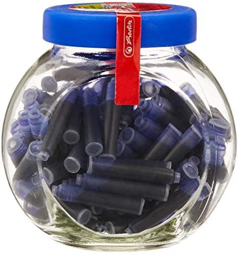 Herlitz Tintenpatronen für Drucker Im Glas mit Schraubverschluss, 100 Stück (100 Stück)