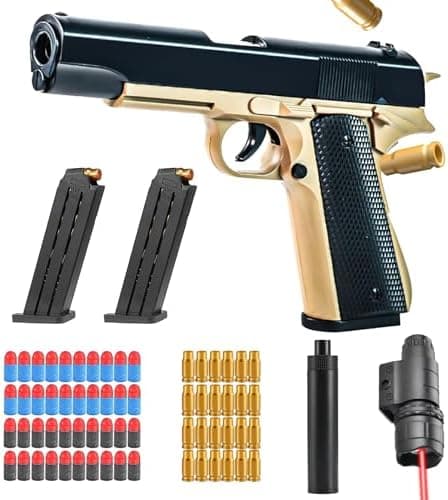 Sicherheitstraining mit Spielzeug Pistole - Soft Foam Blaster Toy für 14+