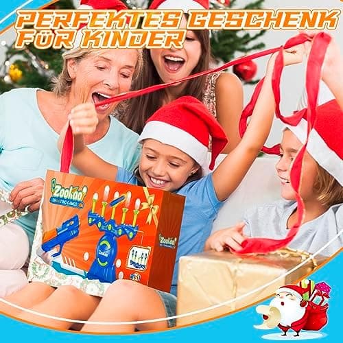 Zookao Hover Spielzeug Pistole Nerf Gun Zielscheibe - Ideal für Kinder ab 6 Jahren - Indoor & Outdoor Spiele - Weihnacht