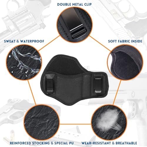 Tactical Gürtelholster für Concealed Carry - Rechts- und Linkshänder, passt Gelbe und Schwarz	void
| Metall Klipp Gürte