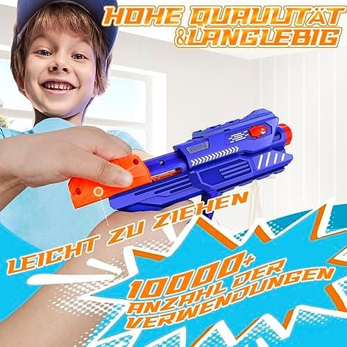 Zookao Hover Spielzeug Pistole Nerf Gun Zielscheibe - Ideal für Kinder ab 6 Jahren - Indoor & Outdoor Spiele - Weihnacht