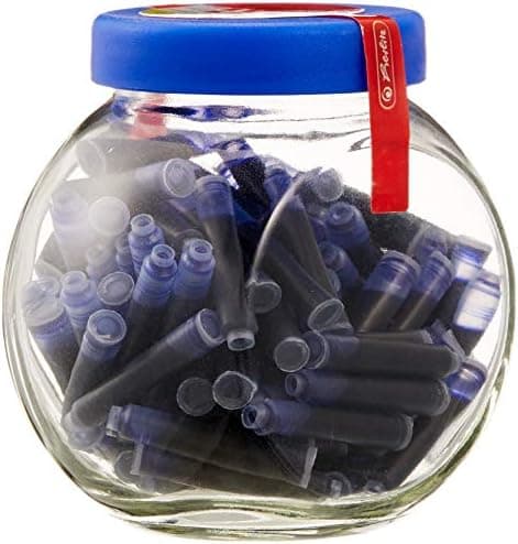 Herlitz Tintenpatronen für Drucker Im Glas mit Schraubverschluss, 100 Stück (100 Stück)