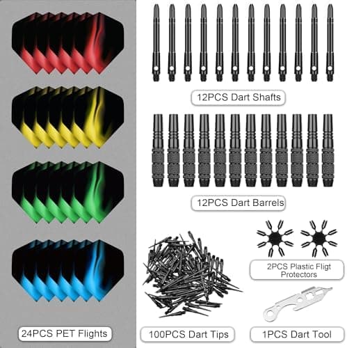 Elektronische Dartscheibe Dartpfeile 12 Stück Soft Darts Pfeile Set 18 Gramm ProfiSoft Dartpfeile
| Soft Darts Pfeile S