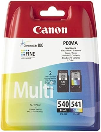 Canon PG-540 CL-541 Druckerblister für Büros und Kleinkleinanlagen
|Canon PG-540 CL-541 Druckkopfverpackung für Hausgeb