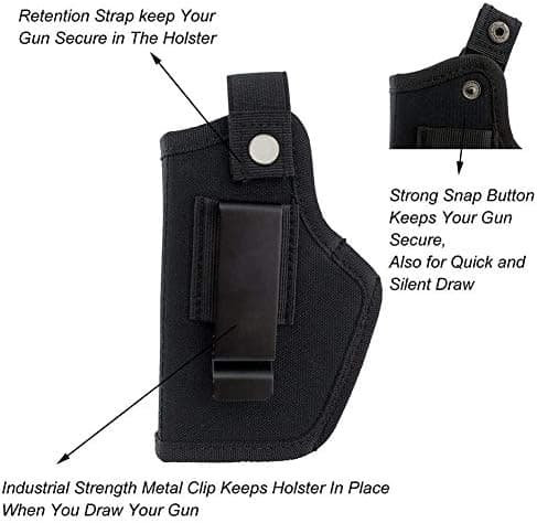 Tactical Gürtelholster für Concealed Carry - Rechts- und Linkshänder, passt Gelbe und Schwarz	void
| Metall Klipp Gürte