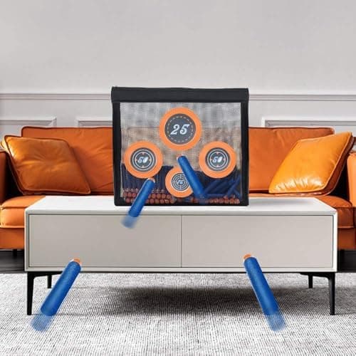 Toyer Schaumstoff-Blaster Aufbewahrung N-Strike Elite/Mega/Rival Serie für Nerf-Waffen und sichtbarer Trainingsplatz