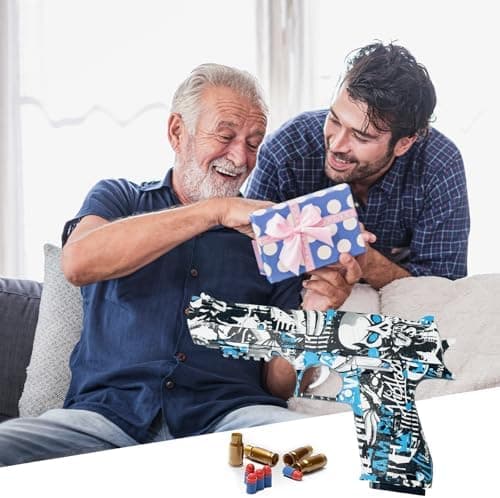 Sicherheits-Schaumstoff-Blaster Toy Gun für 14+, Soft Foam Bullet Blaster Toy zur Sicherheitstraining-Simulation, Schaum