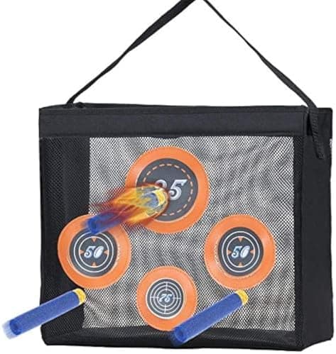 Toyer Schaumstoff-Blaster Aufbewahrung N-Strike Elite/Mega/Rival Serie für Nerf-Waffen und sichtbarer Trainingsplatz