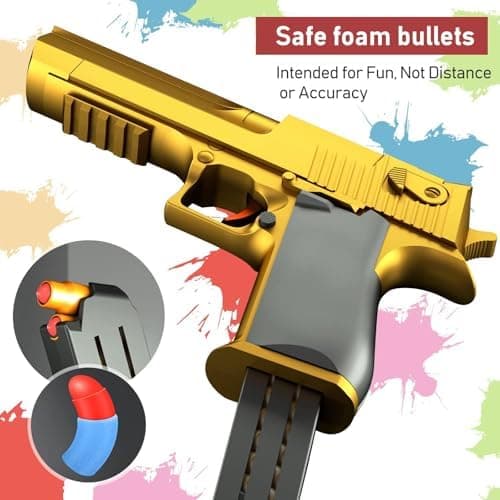 Sicherheitstraining mit Spielzeug Pistole - Soft Foam Blaster Toy für 14+