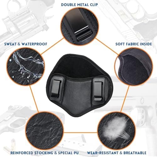 Tactical Gürtelholster für Concealed Carry - Rechts- und Linkshänder, passt Gelbe und Schwarz	void
| Metall Klipp Gürte