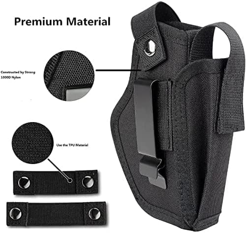 Tactical Gürtelholster für Concealed Carry - Rechts- und Linkshänder, passt Gelbe und Schwarz	void
| Metall Klipp Gürte