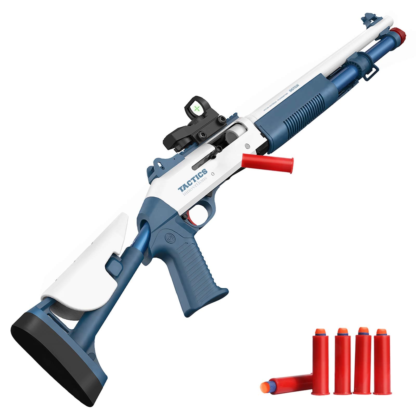 Tovol Zerky Shell Auswurf Schrotflinte Spielzeug Schaum Blaster - Scharfschützengewehr für Erwachsene und Jugendliche, g
