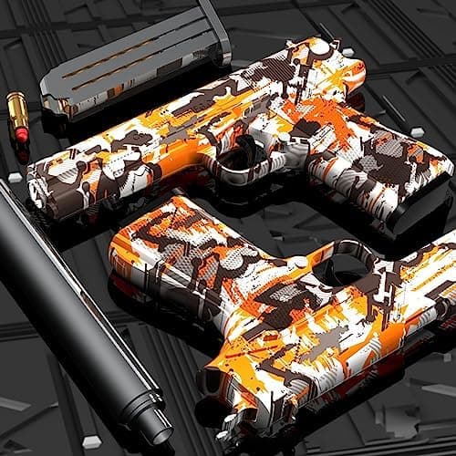 Sicherheits-Schaumstoff-Blaster Toy Gun für 14+, Soft Foam Bullet Blaster Toy zur Sicherheitstraining-Simulation, Schaum