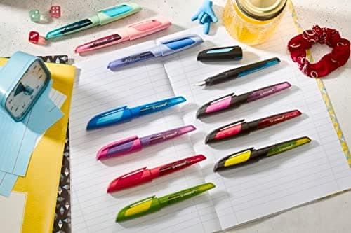 STABILO Tintenpatronen zum Nachfüllen - Blau (Löscher) - 12er Pack - Nachfüllpatronen