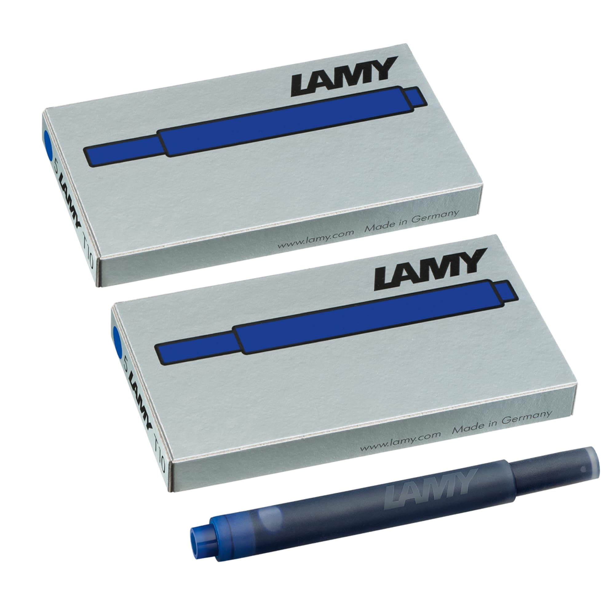 LAMY T10 2er Set löschbare Tintenpatronen mit großem Tintenvorrat - für Professionellen - Ideal für Schreibarbeit im Bür